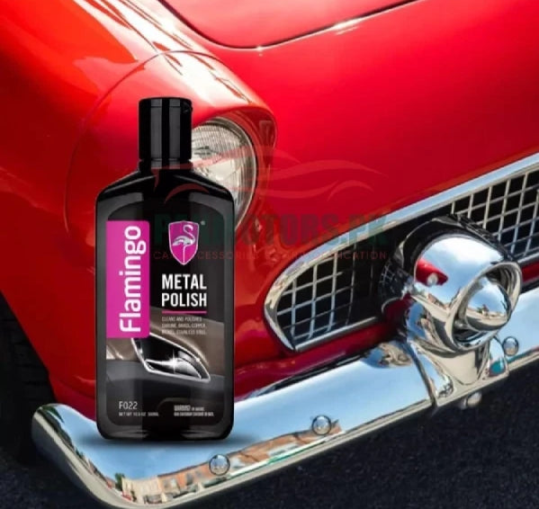 Flamingo Metal Polish 300ML – Multi-Surface Metal Cleaner & Shine Restorer for Chrome, Brass, Copper & Stainless Steel